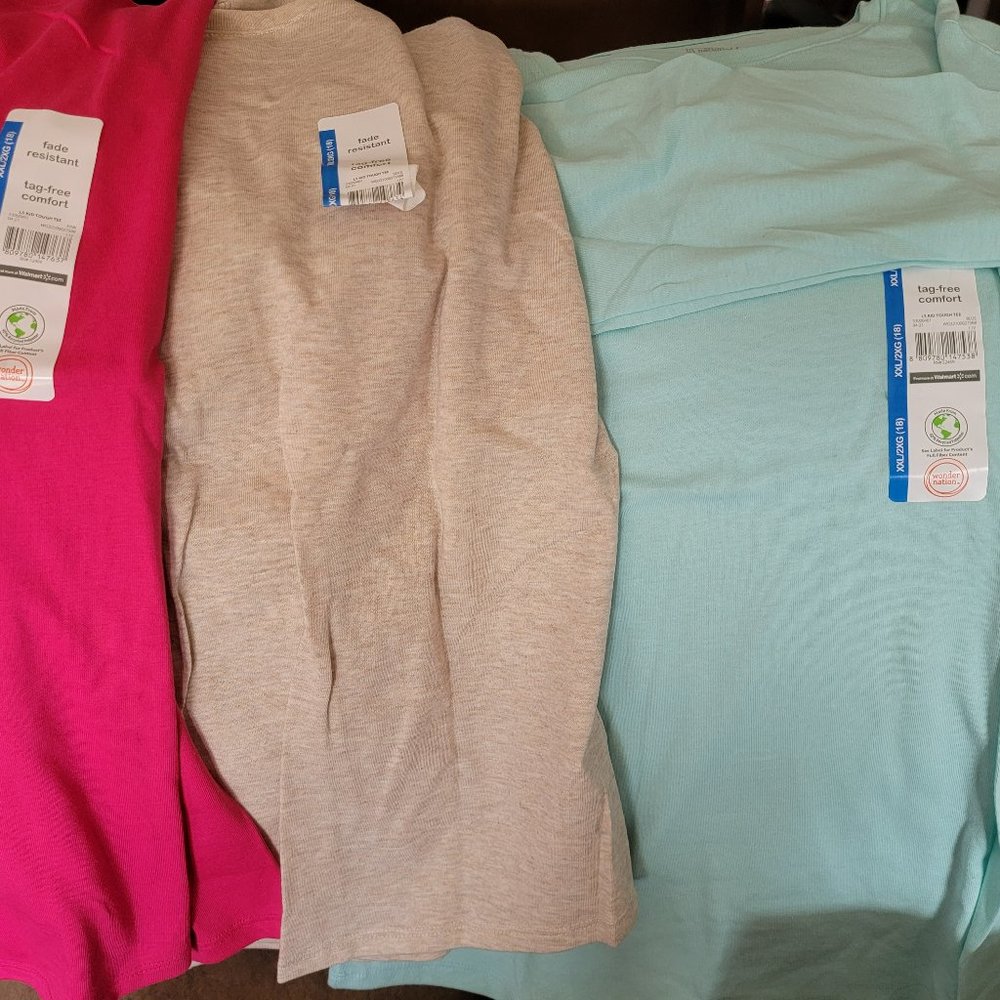 4 Long Sleeved Girl Shirts